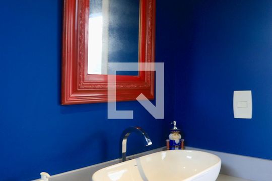 Salão de jogos (Lavabo) de casa para alugar com 3 quartos, 450m² em Indianópolis, São Paulo