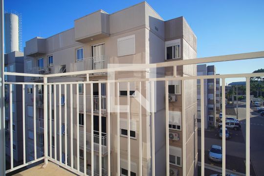 Varanda da Sala de apartamento à venda com 2 quartos, 49m² em Santo Afonso, Novo Hamburgo