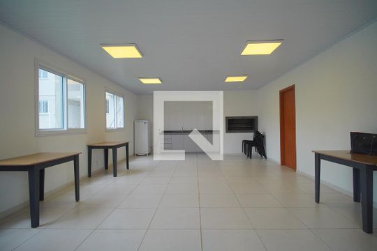 Área comum - Salão de festas de apartamento à venda com 2 quartos, 49m² em Santo Afonso, Novo Hamburgo
