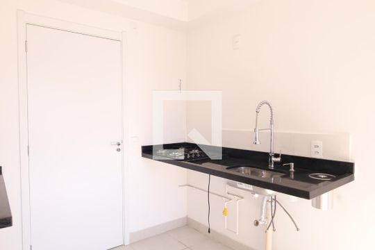 Cozinha de apartamento para alugar com 2 quartos, 33m² em Vila Nova Curuca, São Paulo