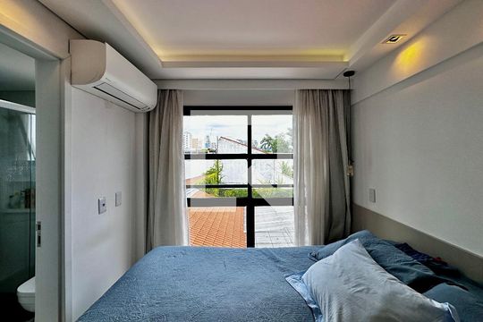 Suíte de casa de condomínio à venda com 1 quarto, 105m² em Brooklin Novo, São Paulo