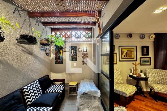 Sacada de casa de condomínio à venda com 1 quarto, 105m² em Brooklin Novo, São Paulo