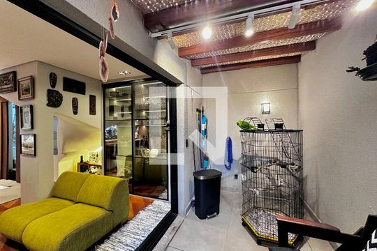 Sacada de casa de condomínio à venda com 1 quarto, 105m² em Brooklin Novo, São Paulo