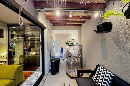 Sacada de casa de condomínio à venda com 1 quarto, 105m² em Brooklin Novo, São Paulo