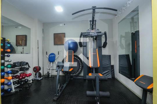 Área comum - Academia de apartamento para alugar com 1 quarto, 68m² em Vila Andrade, São Paulo