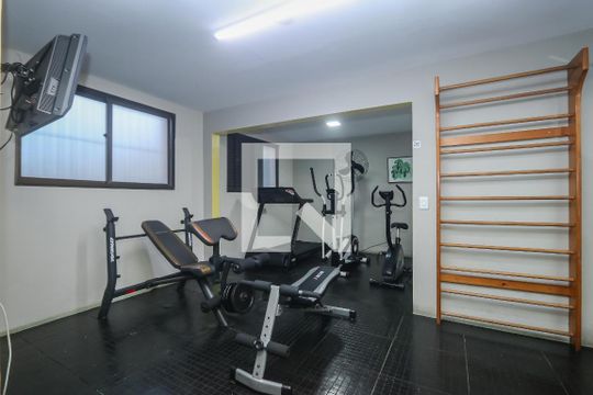 Área comum - Academia de apartamento para alugar com 1 quarto, 68m² em Vila Andrade, São Paulo