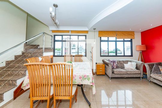 Sala 1 de apartamento à venda com 5 quartos, 242m² em Coração Eucarístico, Belo Horizonte