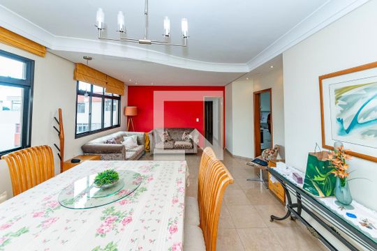 Sala 1 de apartamento à venda com 5 quartos, 242m² em Coração Eucarístico, Belo Horizonte