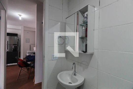 Banheiro de apartamento à venda com 1 quarto, 36m² em Quinta da Paineira, São Paulo