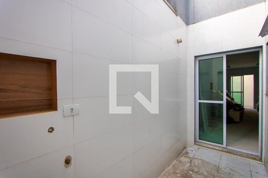 Área de serviço de apartamento à venda com 2 quartos, 60m² em Vila Alzira, Santo André