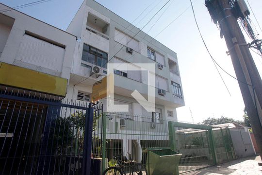 Fachada de apartamento para alugar com 1 quarto, 49m² em São Geraldo, Porto Alegre