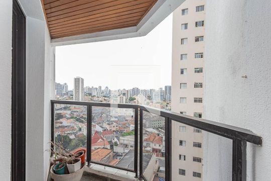 Varanda de apartamento à venda com 3 quartos, 75m² em Vila Brasílio Machado, São Paulo