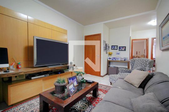 Sala de Estar de apartamento à venda com 3 quartos, 198m² em Santo Antônio, Belo Horizonte