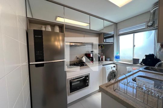 Cozinha e Área de Serviço de apartamento à venda com 2 quartos, 40m² em Rondônia, Novo Hamburgo