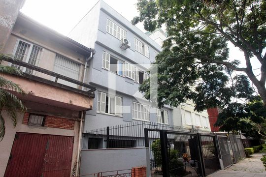 Fachada de apartamento à venda com 1 quarto, 39m² em Floresta, Porto Alegre