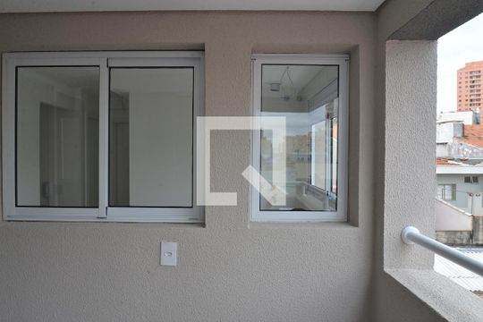 Varanda da Sala de apartamento à venda com 2 quartos, 58m² em Jardim Bela Vista, Santo André