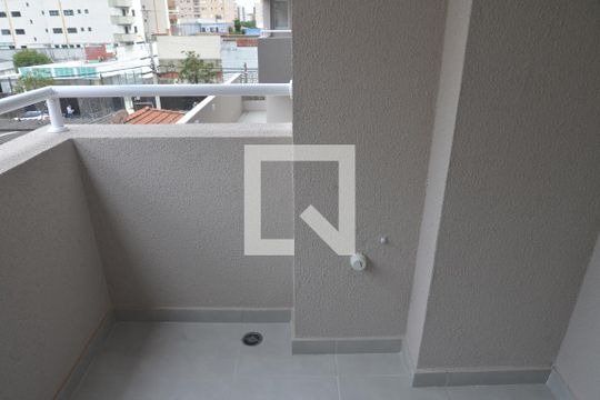 Varanda da Sala de apartamento à venda com 2 quartos, 58m² em Jardim Bela Vista, Santo André