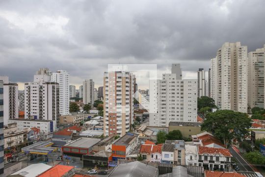 Vista da Sala de apartamento para alugar com 2 quartos, 62m² em Vila Romana, São Paulo