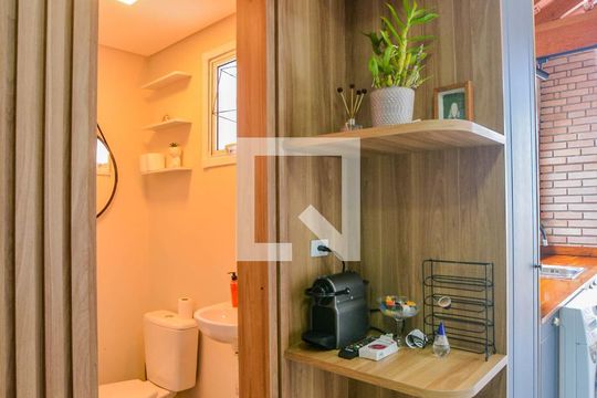 Cozinha de apartamento à venda com 2 quartos, 100m² em Vila Assunção, Santo André