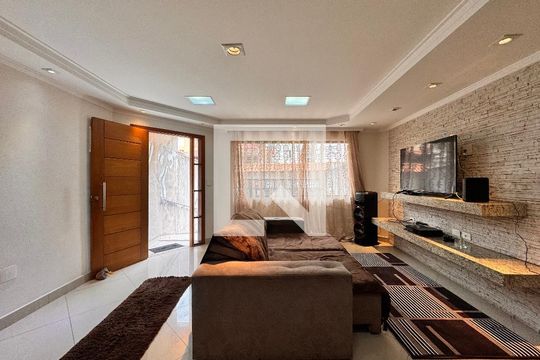 Sala de casa à venda com 3 quartos, 266m² em Vila Guaraciaba, Santo André