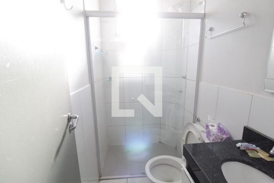 Banheiro Social de apartamento para alugar com 2 quartos, 45m² em Shopping Park, Uberlândia