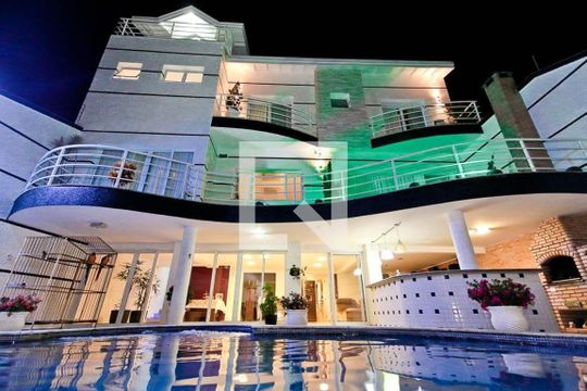 Vista da Piscina de casa à venda com 4 quartos, 400m² em Jardim Leonor Mendes de Barros, São Paulo