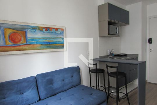 Sala de apartamento à venda com 1 quarto, 24m² em Butantã, São Paulo