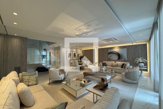 Sala de apartamento à venda com 4 quartos, 400m² em Barra da Tijuca, Rio de Janeiro