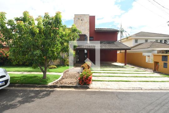 Fachada de casa de condomínio à venda com 5 quartos, 400m² em Residencial Vila Verde, Campinas