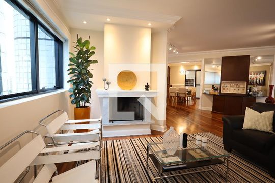 Sala de apartamento à venda com 4 quartos, 288m² em Paraíso do Morumbi, São Paulo