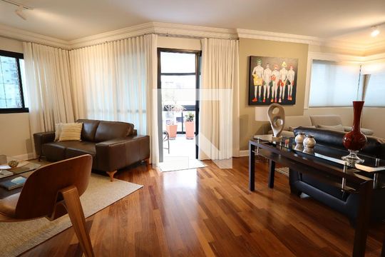 Sala de apartamento à venda com 4 quartos, 288m² em Paraíso do Morumbi, São Paulo