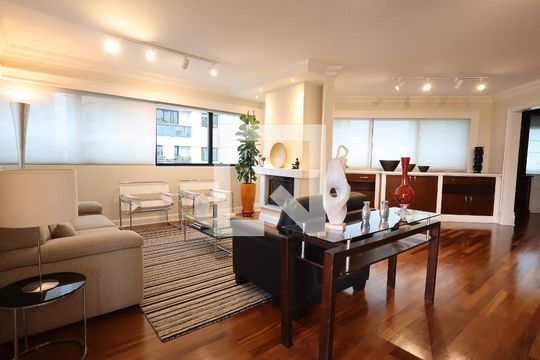 Sala de apartamento à venda com 4 quartos, 288m² em Paraíso do Morumbi, São Paulo