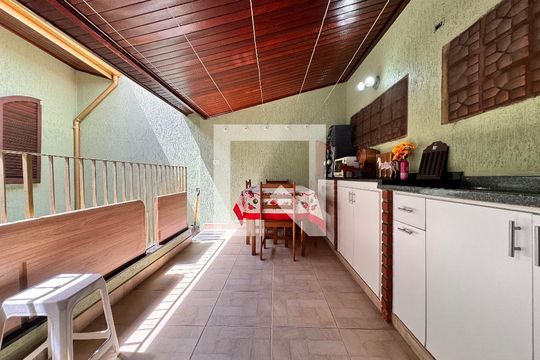 Área gourmet de casa à venda com 3 quartos, 175m² em Jardim Utinga, Santo André