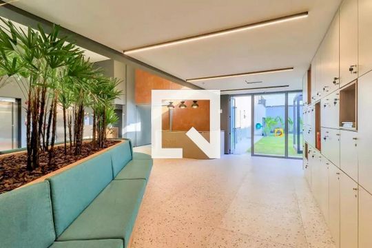 Área comum - Hall Social Bloco de kitnet/studio à venda com 0 quarto, 30m² em Jardim das Acacias, São Paulo