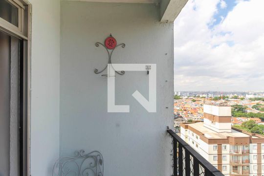 Varanda da Sala de apartamento à venda com 3 quartos, 78m² em Chácara Belenzinho, São Paulo