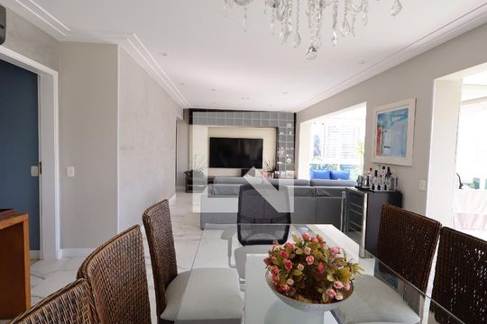Sala de Jantar de apartamento à venda com 3 quartos, 142m² em Parque do Morumbi, São Paulo