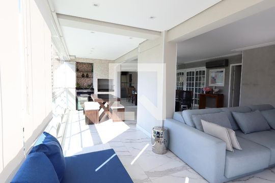Varanda gourmet de apartamento à venda com 3 quartos, 142m² em Parque do Morumbi, São Paulo