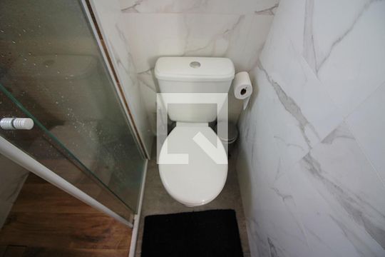 Quarto 2 - Suíte Banheiro  de apartamento para alugar com 2 quartos, 58m² em Taboão, São Bernardo do Campo