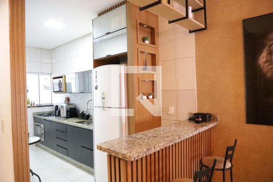 Cozinha de casa à venda com 2 quartos, 100m² em Residencial Monte Carlo, Goiânia