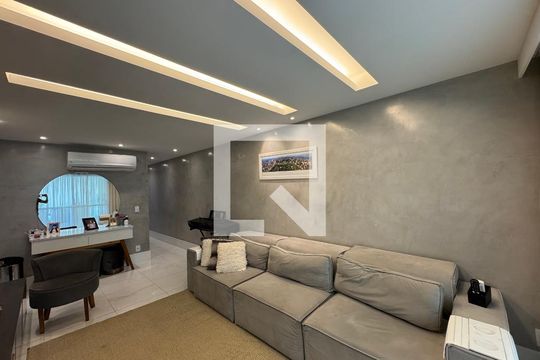 Sala de apartamento à venda com 3 quartos, 120m² em Recreio dos Bandeirantes, Rio de Janeiro