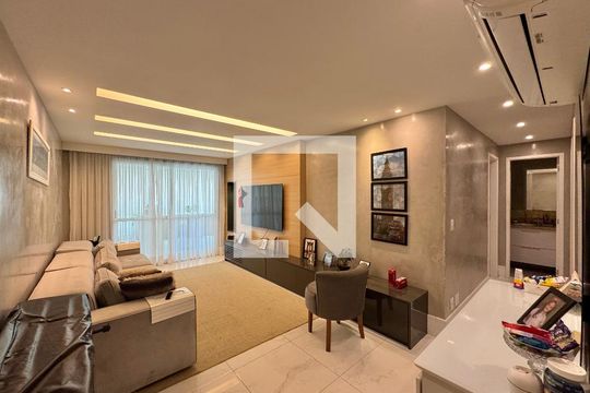 Sala de apartamento à venda com 3 quartos, 120m² em Recreio dos Bandeirantes, Rio de Janeiro
