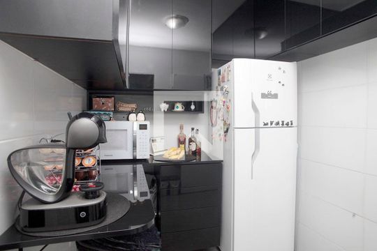 Cozinha + Área de Serviço de apartamento à venda com 1 quarto, 51m² em Cidade Baixa, Porto Alegre