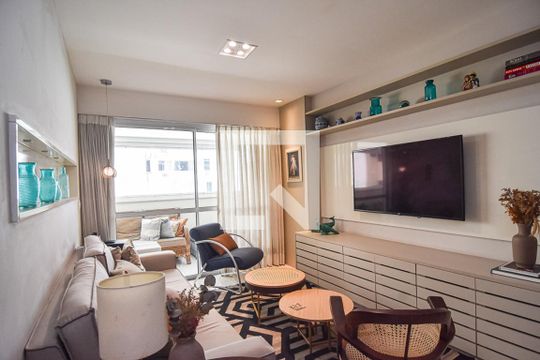 Sala de apartamento à venda com 3 quartos, 117m² em Icaraí, Niterói