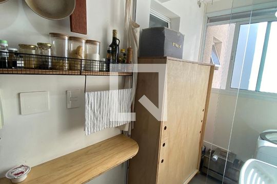 Área de Serviço de apartamento à venda com 2 quartos, 56m² em Jardim Paulistano, São Paulo