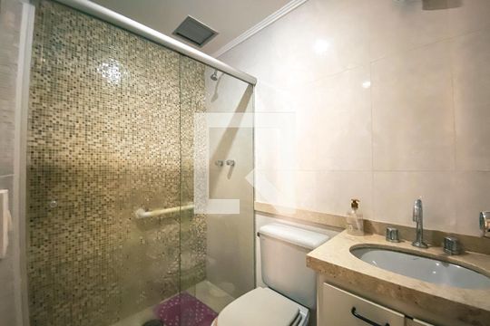 Banheiro do Quarto 1 de apartamento à venda com 3 quartos, 61m² em Vila Gomes, São Paulo