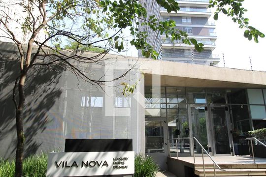 Fachada do Prédio de apartamento para alugar com 1 quarto, 80m² em Vila Nova Conceição, São Paulo