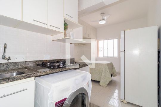 Cozinha de kitnet/studio à venda com 1 quarto, 35m² em Brás, São Paulo