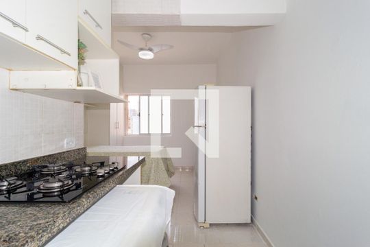 Cozinha de kitnet/studio à venda com 1 quarto, 35m² em Brás, São Paulo