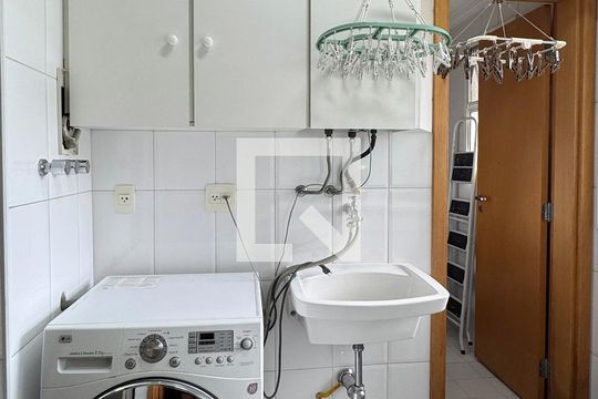 Área de Serviço de apartamento para alugar com 3 quartos, 102m² em Residencial Zero (tambore), Santana de Parnaíba