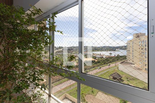 Vista da Sala de Jantar de apartamento à venda com 3 quartos, 136m² em Alphaville, Nova Lima